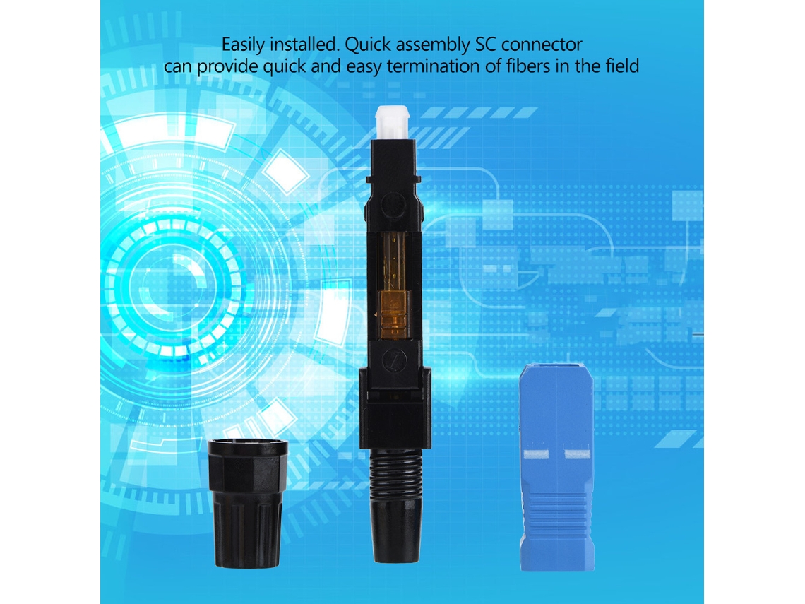 Laxiscreed Fibra Óptica Monomodo Com Conector Rápido Para Ftth E Conexões Ágeis