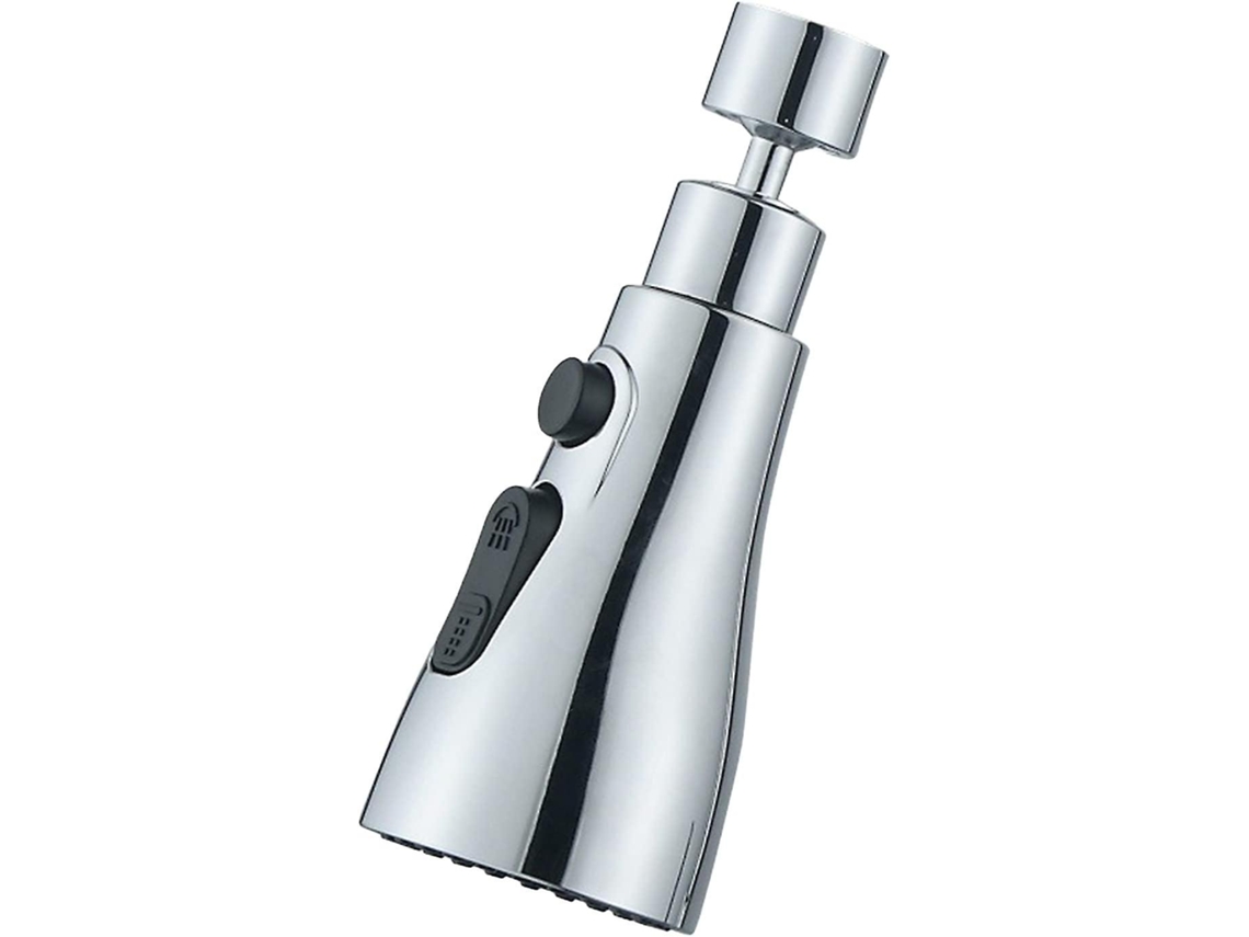 Cabezal de Riego Extraíble para Grifo de Cocina 3 Modos Rotación 360° Ahorro de Agua Antiobstrucción