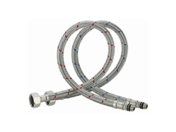 Mangueira Para Torneira, Mangueira De Conexão Flexível Em Aço Inoxidável Para Torneira De Cozinha Com Monocomando De 60 Cm Para Água Quente E Fria