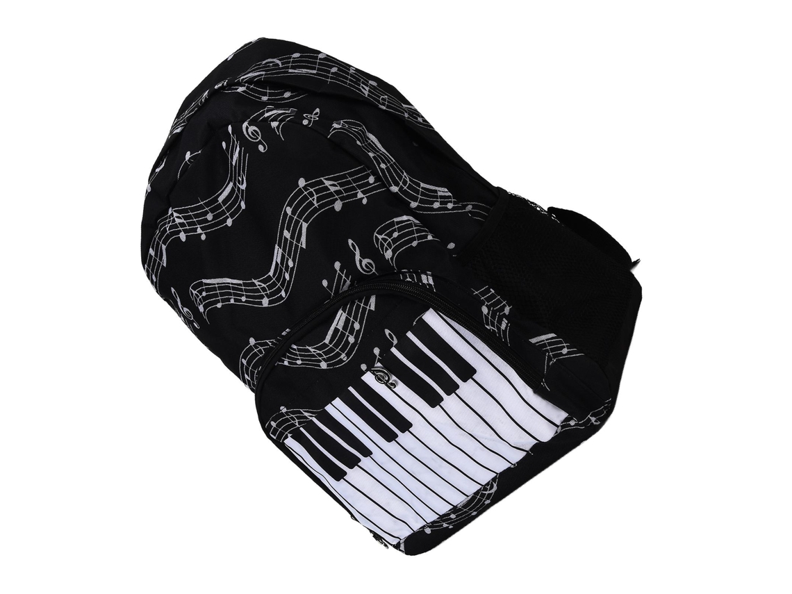Mochila De Estudante Em Tecido Oxford Com Estampa De Teclas De Piano Mochila Multifuncional Para Adolescentes Olysi Shop
