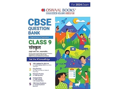 Livro Oswaal CBSE Class 9 Sanskrit Question Bank de Oswaal Editorial Board (Inglês)