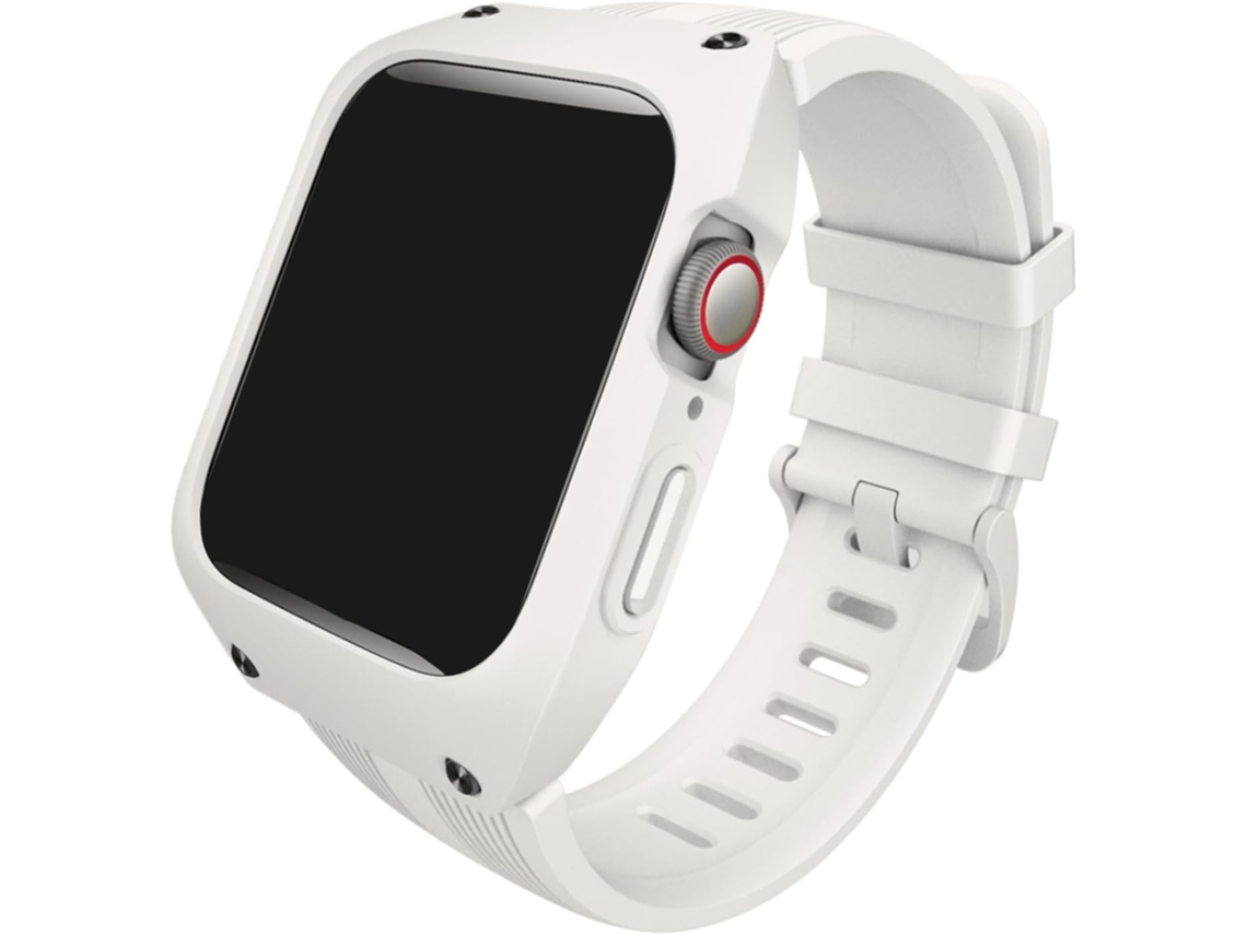 Capa Protetora Bipartida De 44 Mm E Pulseira Gel Flexível Compatíveis