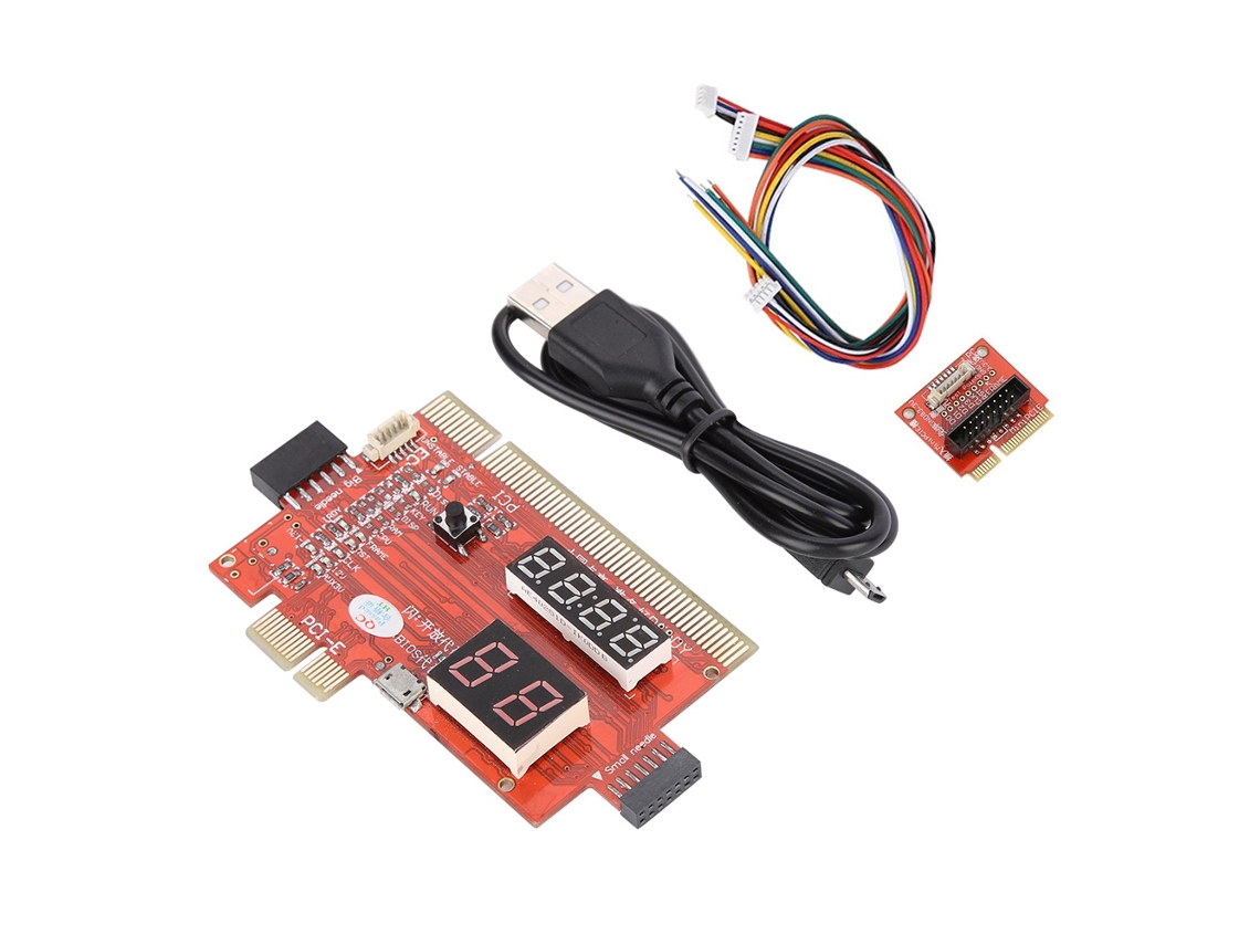 Placa de diagnóstico para laptops e desktops (PCI/PCIE)