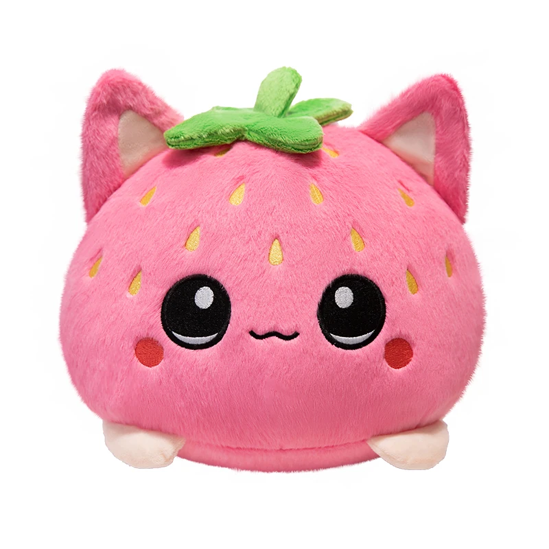 (morango 25cm) Lindo Brinquedo De Pelúcia, Gato De Frutas, Presente De Aniversário Para Crianças