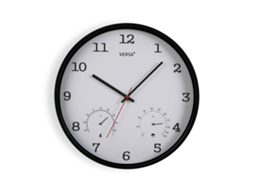 Relógio De Parede VERSA Plástico Branco (4,3x35,5x35,5cm)