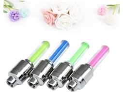 Conjunto De 8 Luzes De Led Fluorescentes Para Bicicleta, Acessórios Luminescentes Para Rodas, Inclui Gokoco