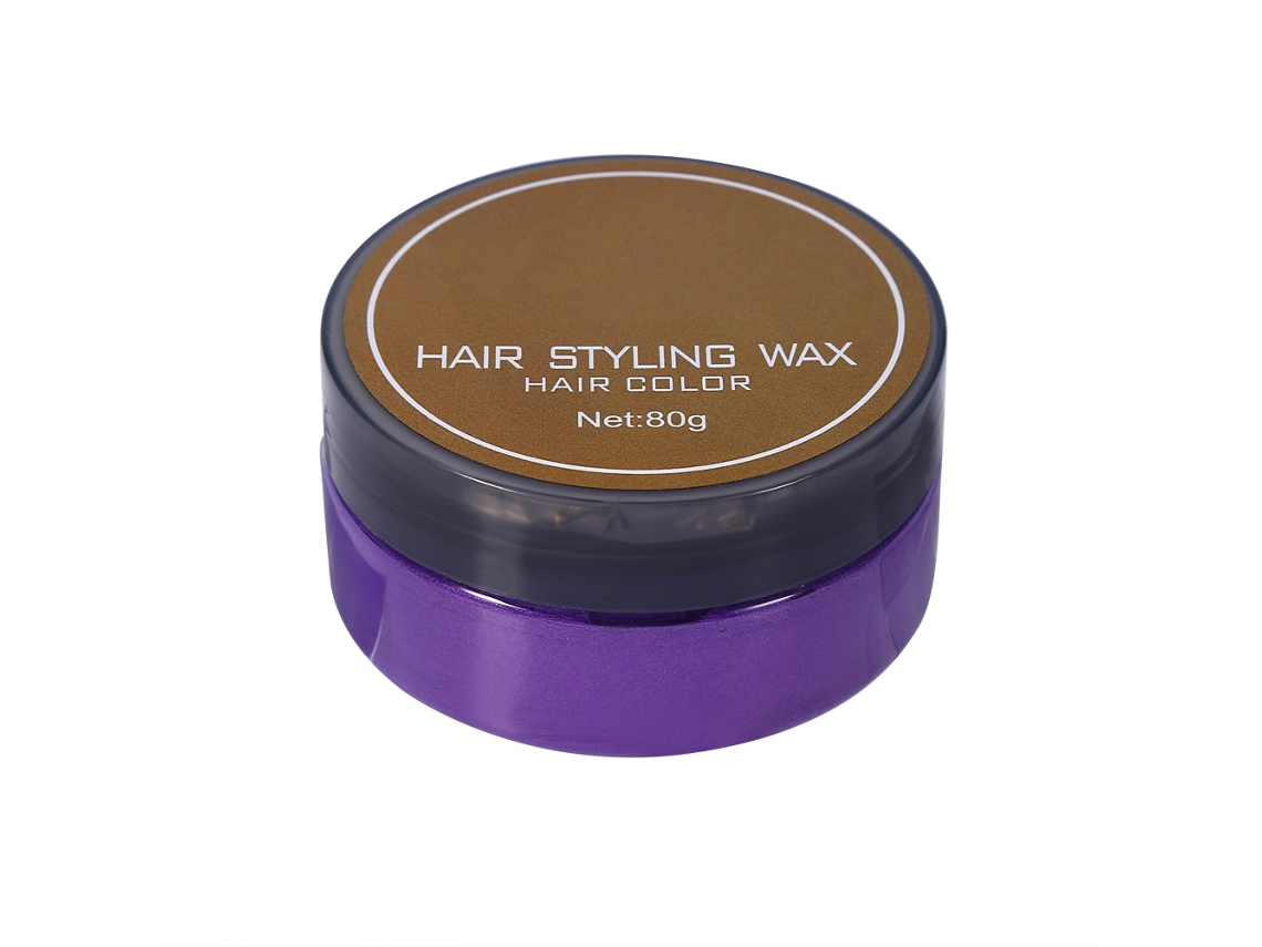 2026 cera de Color para Cabelo Descartável, Creme Tintura para Penteado e Modelagem, Roxo