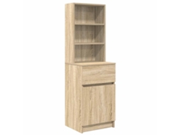 Mesa Cabeceira Derivados Madeira Carvalho Sonoma MAISON EXCLUSIVE (39x35x125 cm)