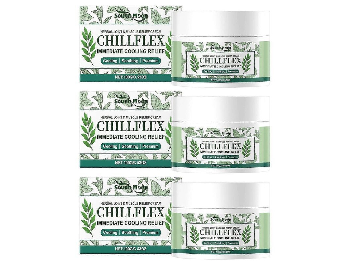 Creme De Massagem Chillflex Para Alivio De Articulações E Musculos Com Mentol 100g 2025