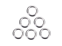 Anéis de Pesca Inox 50un Conector Isca M