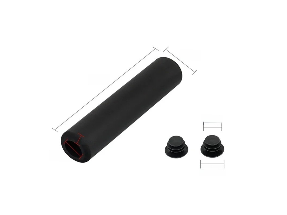 Lurelia Punhos De Guiador Para Estrada/mtb/btt Liga De Alumínio Silicone 13 Cm 3 Cm Antiderrapante Absorção De Impactos Macio