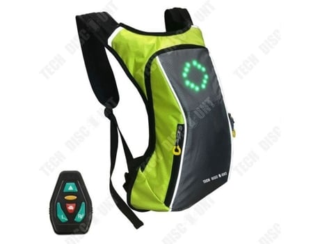Td® Bike Wireless Controle Remoto Led Mochila De Aviso De Iluminação Mochila Piscante Para Ciclismo Bolsa Mochila Leve Para Ciclismo Zentavo