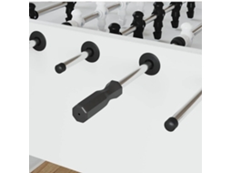 Vidaxl Manipuladores De Mesa De Pebolim 10 Pcs Preto Pp