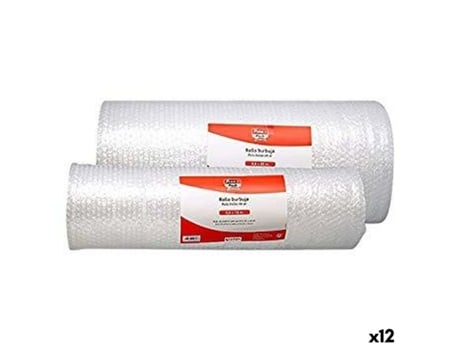 Papel De Bolhas Fixo Transparente 1 M 25 M (12 Unidades)