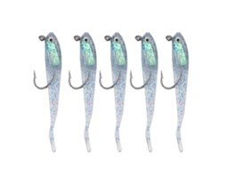 Bionic Lure (anti-hanging, Lifelike Fish Shape) Lure With Lead, Soft Bait With Hook, 7.5cm 5.5g Forktail Bait