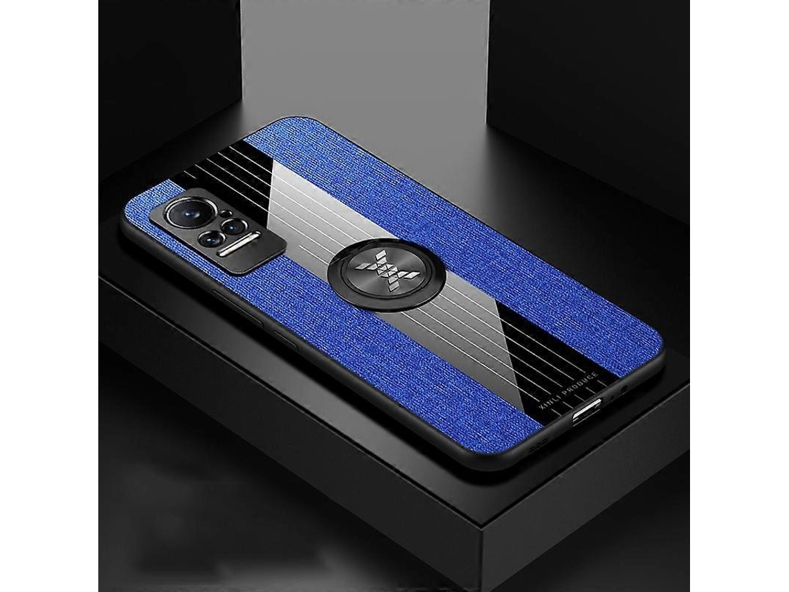 Capa De Celular Xinli Em Tpu Com Textura De Tecido Costurado E Suporte De Anel Para Xiaomi Civi.