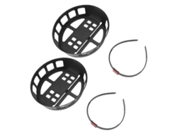 2pcs Tiara antiqueda touca de formatura para fixação de penteado, material plástico duro | S/MARCA