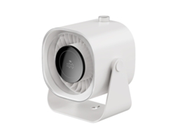 Ventilador de Mesa Portátil e Silencioso 5000mah Ângulo de Inclinação Ajustável em 220° Visor Digital MDUG (branco)