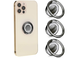 2026 suporte Anel para Celular 360° Rotação Apoio Dedo Kickstand 3 Peças
