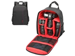 Bolsa Para Câmera / Bolsa De Armazenamento Mochila Para Acessórios De Câmera Preta Brilvibera