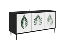Vidaxl Gabinete Para Tv Hanau 102 X 33 X 51 Cm Carvalho Preto