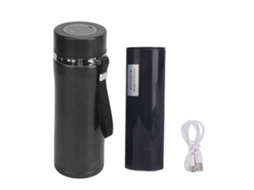 Garrafa térmica para insulina portátil, 700ml, aço inoxidável 304, com capa dura, para viagem | S/MARCA