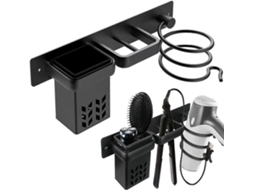 Suporte de Parede para Secador Cabelo, Organizador Ferramentas Beleza e Pent Eado. GOKOCO