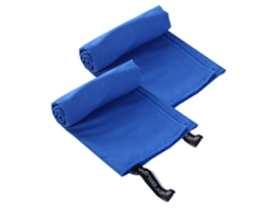 Toalha de Microfibra, Ideal para Viagens e Esportes. Secagem Rápida, Superabsorvente. Pacote com 2 Unidades de 40*80cm AQUAFORGE