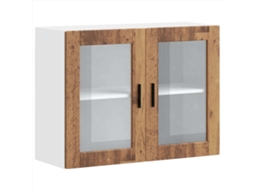 Kitchen Wall Cabinet, Kitchen Wall Cabinets Vidaxl Marrom Madeira Processada (n/a)