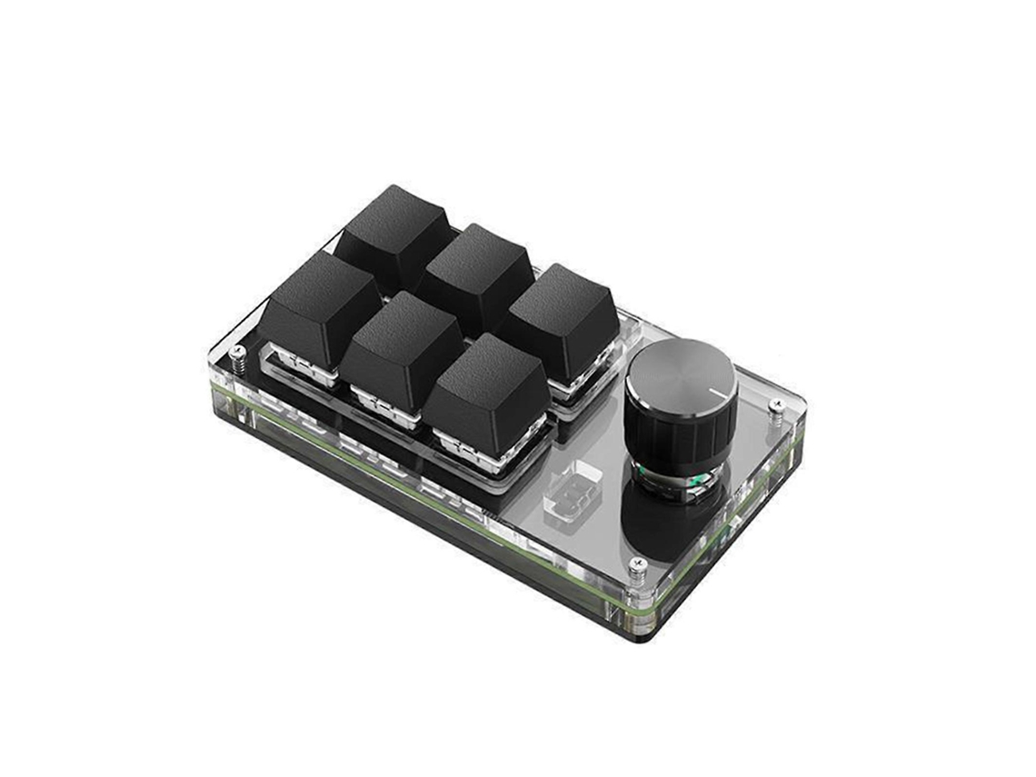 Teclado Sem Fio Compatível Com Bluetooth Com Botão Macro Personalizado, Teclado De 3 A 12 Teclas Everley891