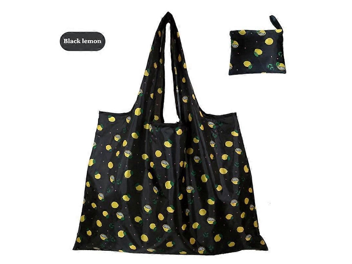 Bolsa Grande de Tecido Oxford Grosso, Ombro Grande, Ecológica, Reutilizável, Portátil, Feminina Dob Rável, Compras. GOKOCO