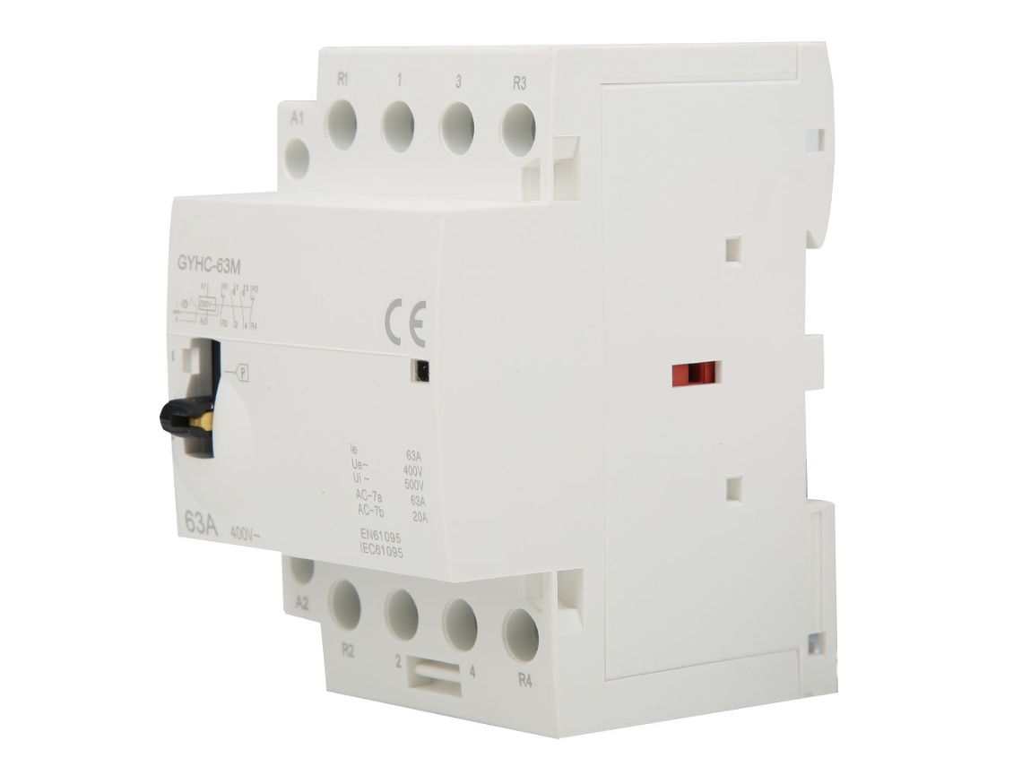Contacto Ac de 4p 63a 50hz para Din Rail Doméstico com Interruptor de Controle Manual