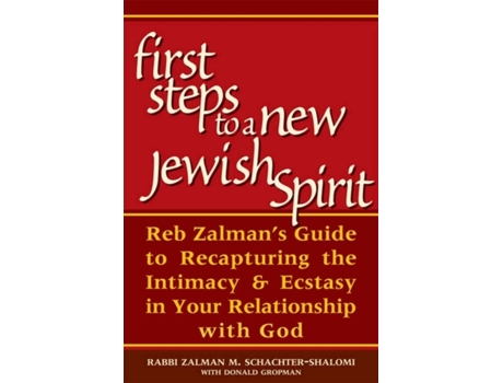 Livro first steps to a new jewish spirit de rabbi zalman schachter-shalomi (inglês)