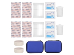 KOFIHETY Kit De Primeiros Socorros Para Uso Doméstico E Ao Ar Livre, 2 Conjuntos Com Ataduras, Gaze E Caixa De Tratamento De Emergência