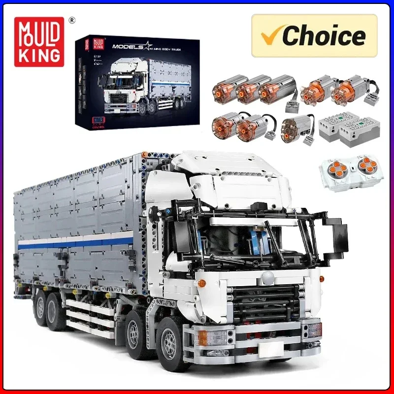 Conjunto De Blocos De Montar Mocapp E Caminhão Elétrico Rc Com Asas (4166 Peças)