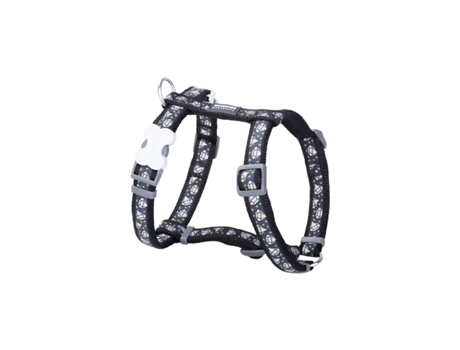 Arnês para Cães Red Dingo STYLE DIAMOND 36-54 cm Preto 30-48 cm