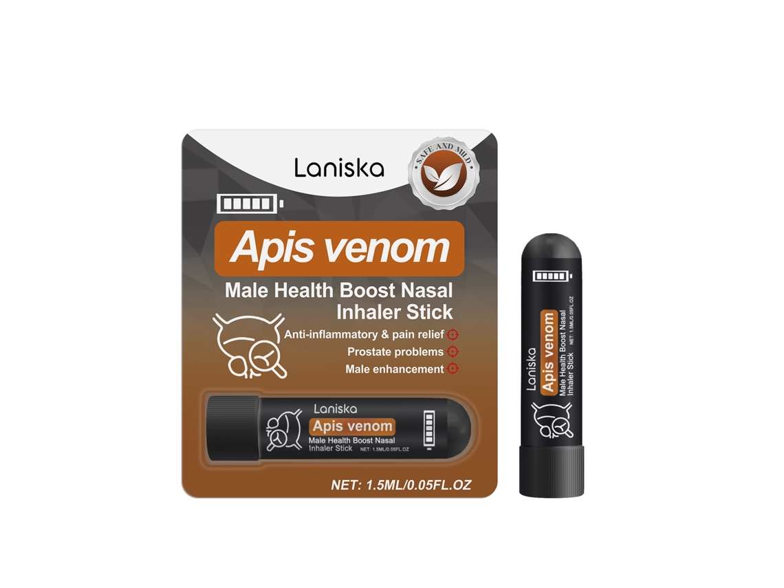 Inalador Nasal Compacto LAXISCREED para Homens, Conveniente para Uso em Qualquer Momento