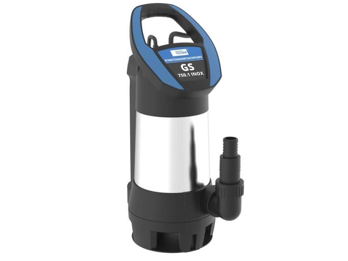 Bomba Submersível Gude Gs 750.1 Inox 750 Watts 15000 L/h Azul