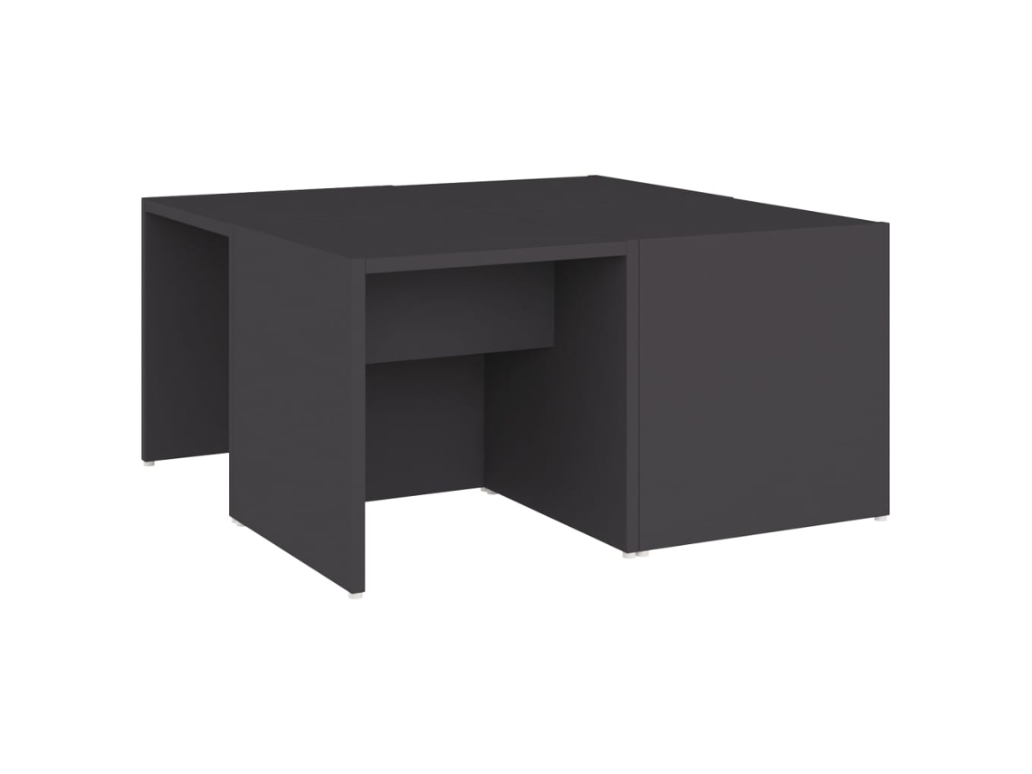 Coffee Table, Coffee Tables Vidaxl Cinzeto Madeira Processada (n/a)