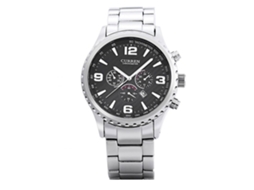Reloj De Cuarzo Para Hombres Con Correa De Metal Y Dial Redondo, Moda Actual