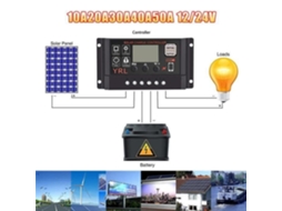 Rd07656-Yrl À Prova D'Água 10A 12V-24V Usb Controlador de Painel Solar Foco Automático com Proteção Contra Raios YWEI