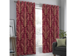 Cortina Térmica Blackout De Luxo Com Listras De Folhas, 110 Cm De Largura X 215 Cm De Altura, Conjunto De 2 De