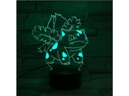 Lámpara Nocturna 3d Led Bulbasaur 2025 Cambio De Color Para Dormitorio Mesa