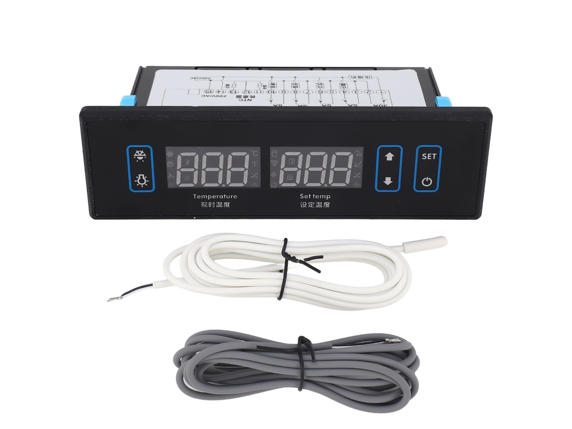 Controlador de Temperatura Digital Inteligente Termostato Regulador Cozinha Ac220v