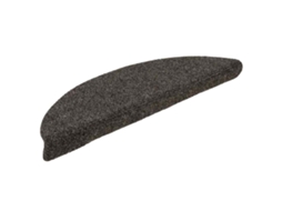 Conjunto de 10 Tapetes de Escada Autoadesivos Antracite Meia Lua MAISON EXCLUSIVE (56x17x3 cm)