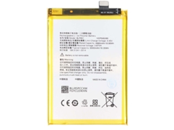 Avizar Bateria Li-polímero 3,87v Para Oppo A74 Compatível Blp851 5000mah Amarelo