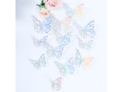 Adesivos de Parede Borboleta 3D LAXISCREED para Casamentos e Festas