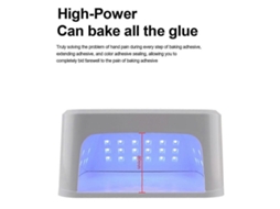 Lâmpada Uv Para Unhas Em Gel, 45 Leds Com 4 Temporizadores, Rosa Ly Ebike (ue)