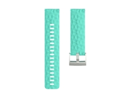 Cinto de substituição para smartwatch com material de silicone verde pato EOOCOO