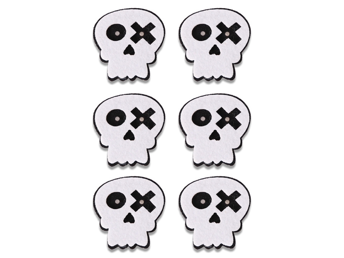 6 Pcs Broches Luminosos de Halloween Decoração em Forma de Morcego e Abóbora NEVEANCE